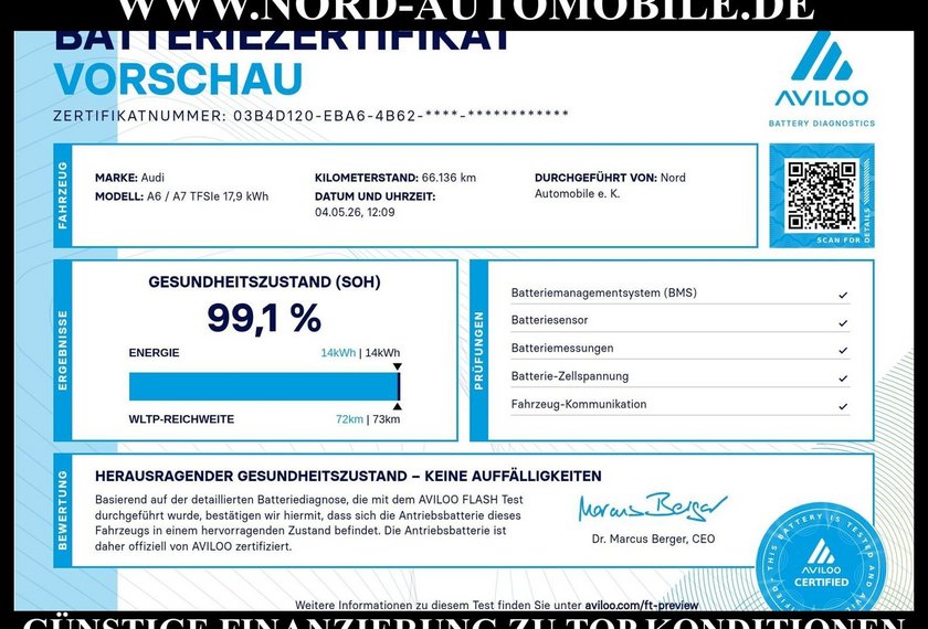 Audi A6 A6 Limousine Design QU.50 TFSI e Leder/Side&amp;Lane