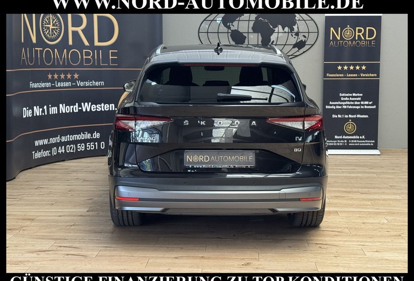 Skoda Enyaq Enyaq iV 80 Eco Suite Leder/AHK/Wärmepumpe/ Eco-