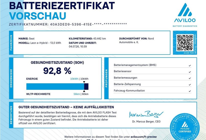 Cupra Leon Leon 1.4 TSI e-HYBRID DSG Pano/Kamera/ACC/18