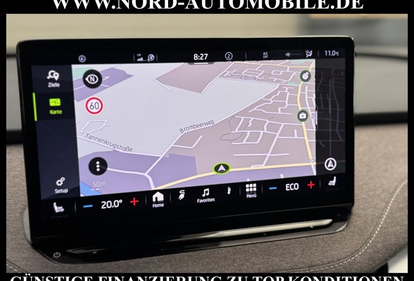 Skoda Enyaq Enyaq iV 80 Lodge Wärmepumpe/Kamera/Navi/LED/19