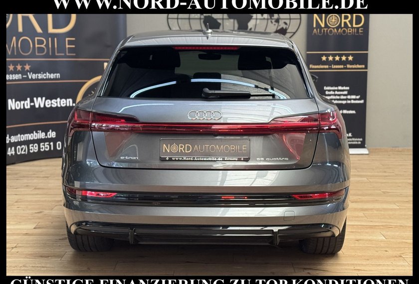 Audi e-tron e-tron 55 QU.S-Line Optik schwarz Pano/AHK/21/