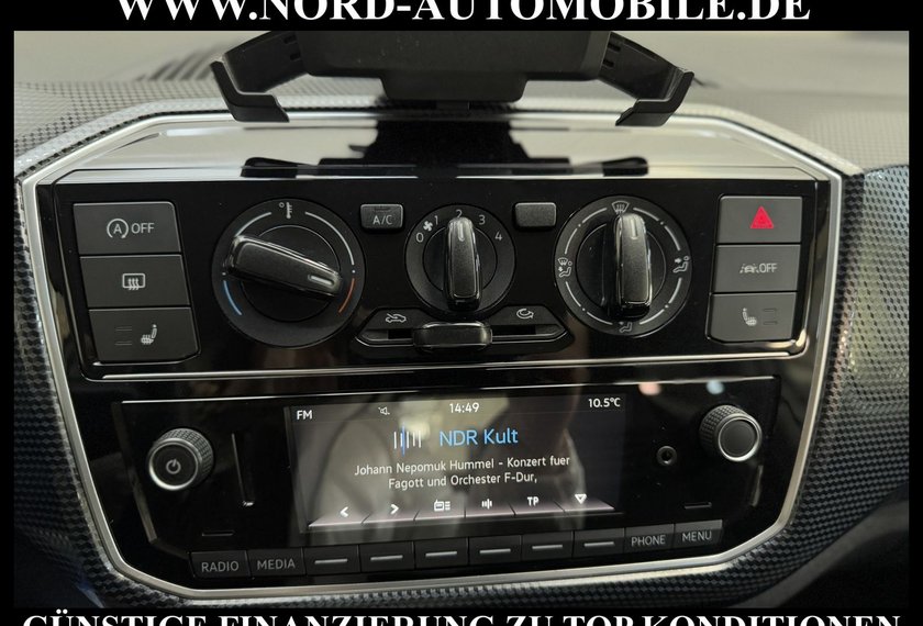 Volkswagen up! up! move up! Black Style 1.0 MPI Klima/SHZ/16