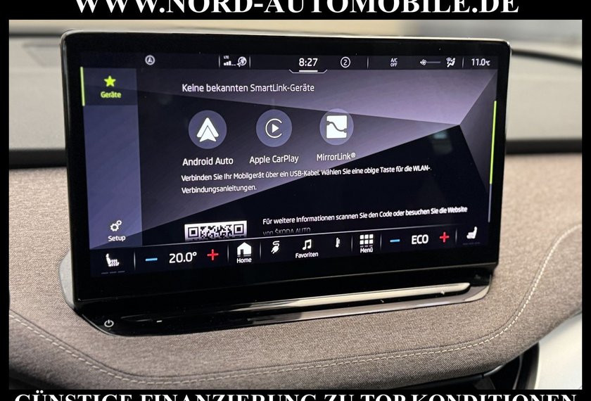 Skoda Enyaq Enyaq iV 80 Lodge Wärmepumpe/Kamera/Navi/LED/19