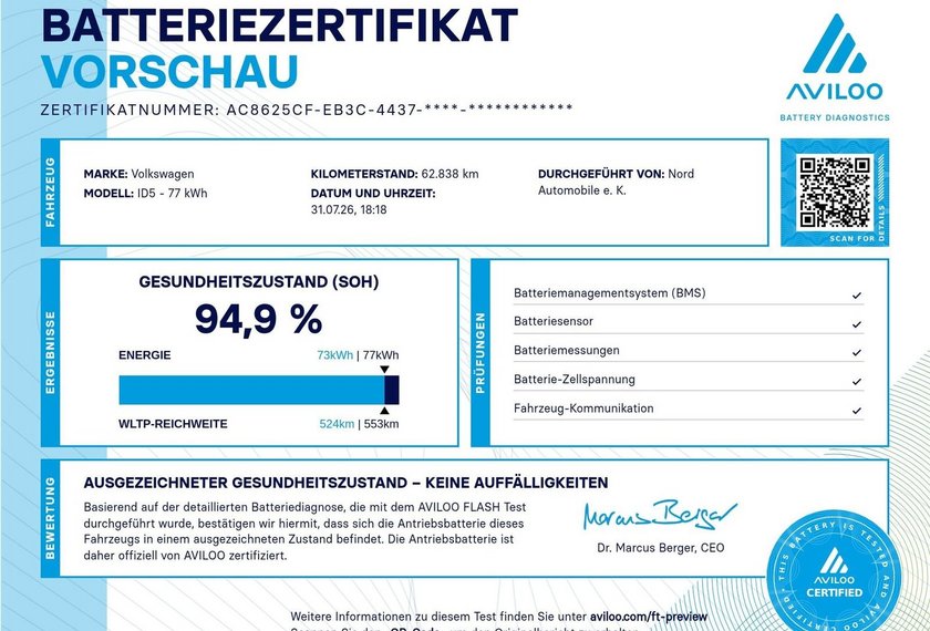Volkswagen ID.5 ID.5 Pro Performance Sportpaket/AHK/21/Kamera
