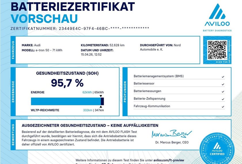 Audi e-tron e-tron 50 QU.Teilleder/Matrix/B&amp;O/ACC/Kamera