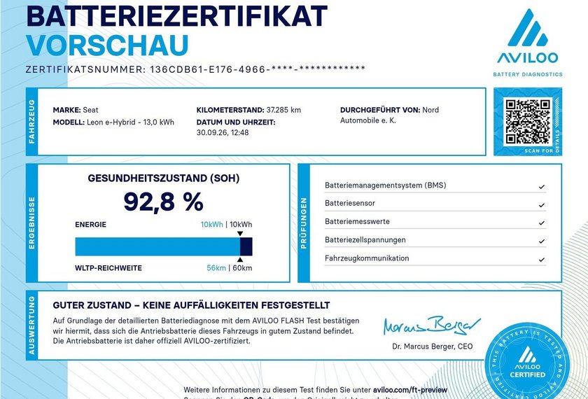 Cupra Leon Leon VZ 1.4 TSI e-HYBRID DSG Kamera/Navi/LED/19