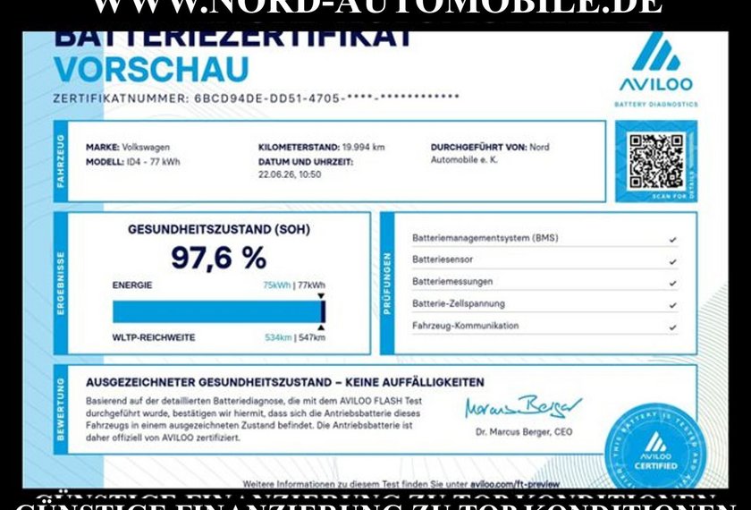 Volkswagen ID.4 ID.4 Pro Performance Sportpaket/20/AHK/Kamera